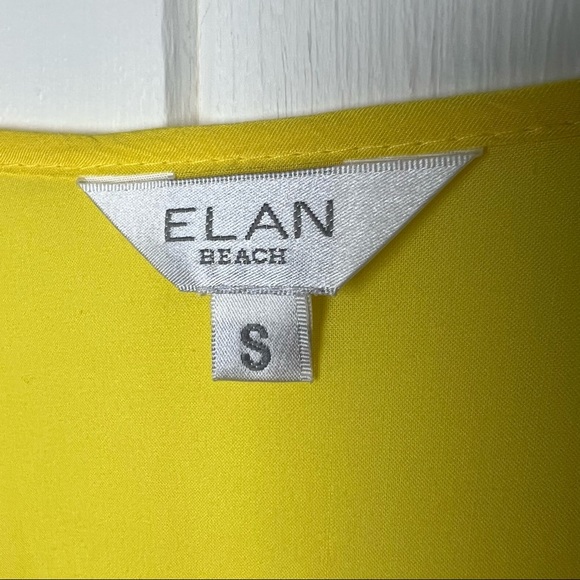 - Elan Bright Yellow Beach Cover Up - Picture 2 of 9